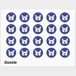 Sticker Rond Chien de taureau