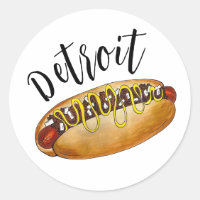 Chien d'hôte de l'île Coney de Detroit Michigan