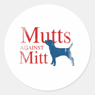 Sticker Rond Chiens contre Mitt.png