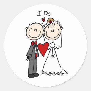 Sticker Rond Chiffre de mariée et de chambre Chiffres Mariage J
