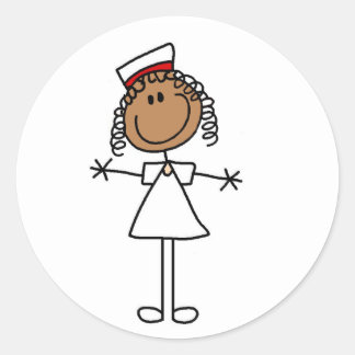Sticker Rond Chiffres d'bâton afro-américain Tshirts et cadeaux