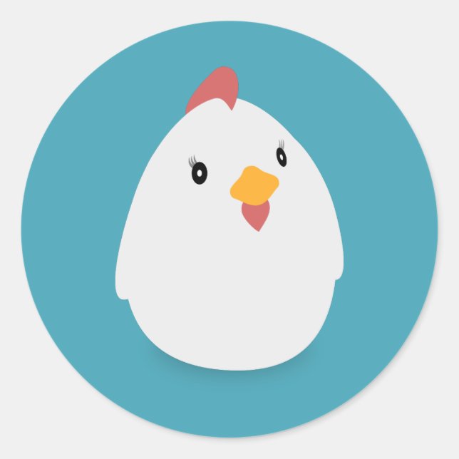 Sticker Rond Chiken (Devant)