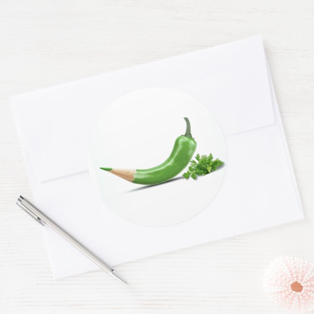 Sticker Rond Chili (Enveloppe)