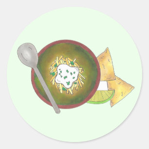 Sticker Rond Chili vert Chili Chili Chili Chili Vert Colorado M