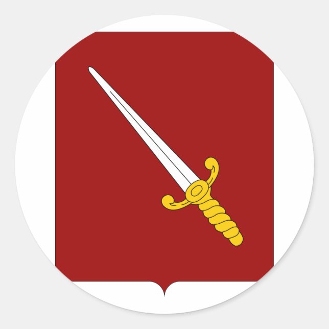 Sticker Rond Chimay, Belgique (Devant)