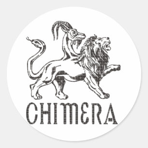 Sticker Rond Chimera