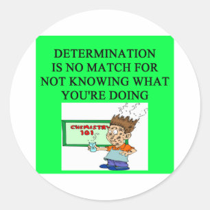 Sticker Rond chimie majeure