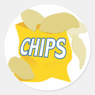 Sticker Rond chips