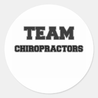 Sticker Rond Chiropracteurs d'équipe