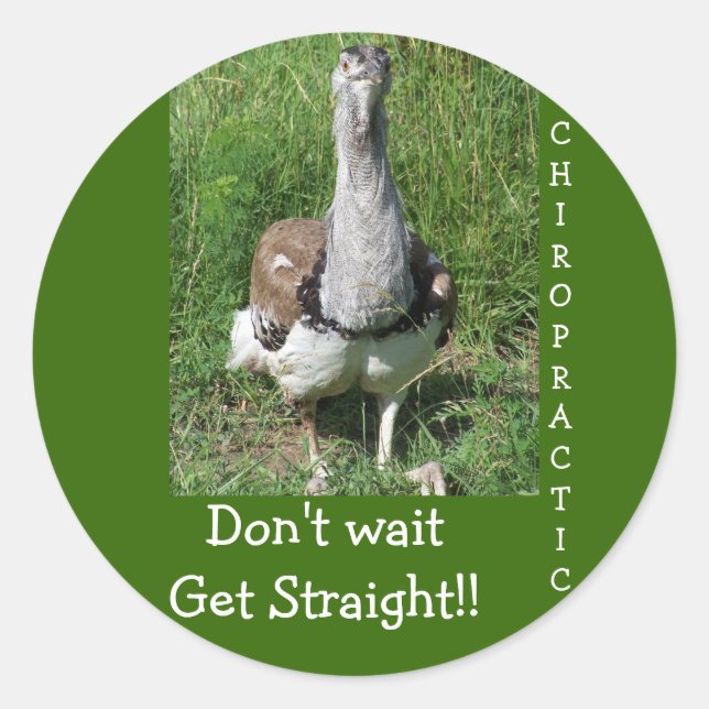 STICKER ROND CHIROPRATIQUE (Devant)