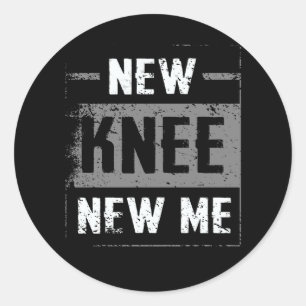 Sticker Rond Chirurgie de remplacement du nouveau genou après l