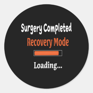 Sticker Rond Chirurgie Terminé Mode Récupération Chargement Obt
