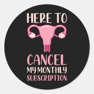 Sticker Rond Chirurgie Uterus Suppression Hystérectomie Récupér