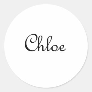 Sticker Rond Chloe