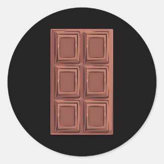 Sticker Rond Chocolat Bar S'Mores Camg