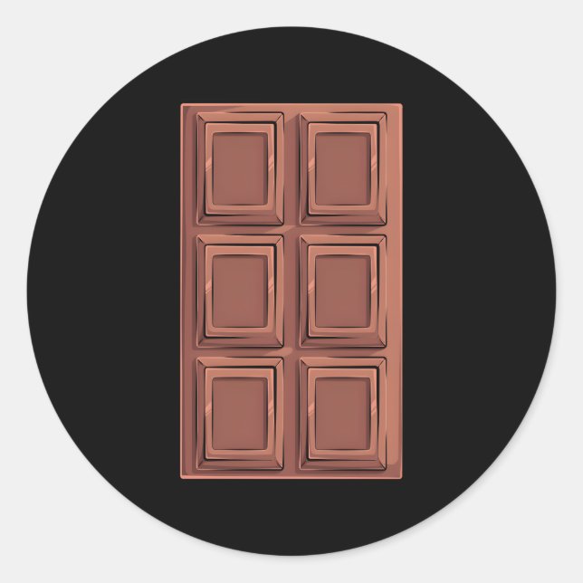 Sticker Rond Chocolat Bar S'Mores Camg (Devant)