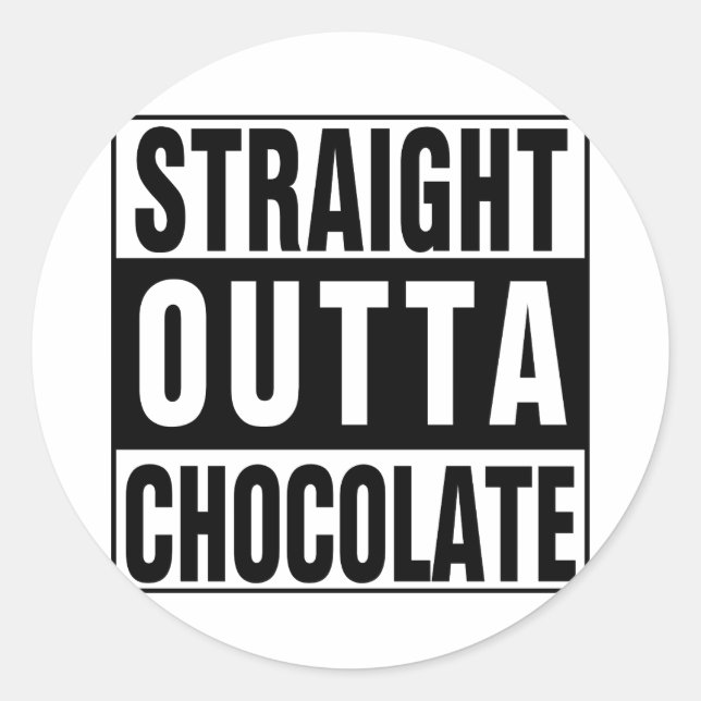 Sticker Rond Chocolat chaud (Devant)