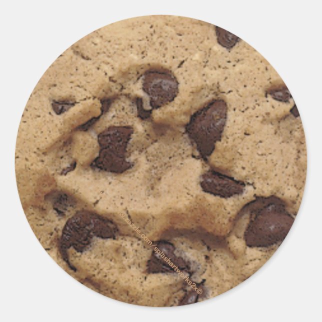 Sticker Rond "Chocolat Chip Cookie Munch" (Devant)