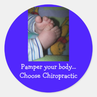 Sticker Rond ..Choisir la chiropratique