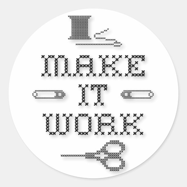 Sticker Rond Choisir la couleur de votre Arrière - plan (Devant)