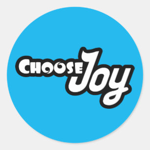 Sticker Rond Choisissez la joie