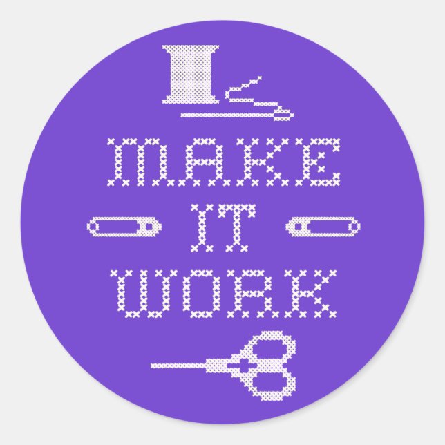 Sticker Rond Choisissez votre mode couleur Arrière - plan (Devant)