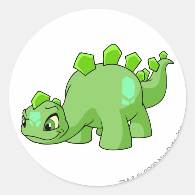 Sticker Rond Chomby Green (Devant)