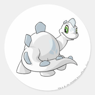 Sticker Rond Chomby White