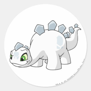Sticker Rond Chomby White