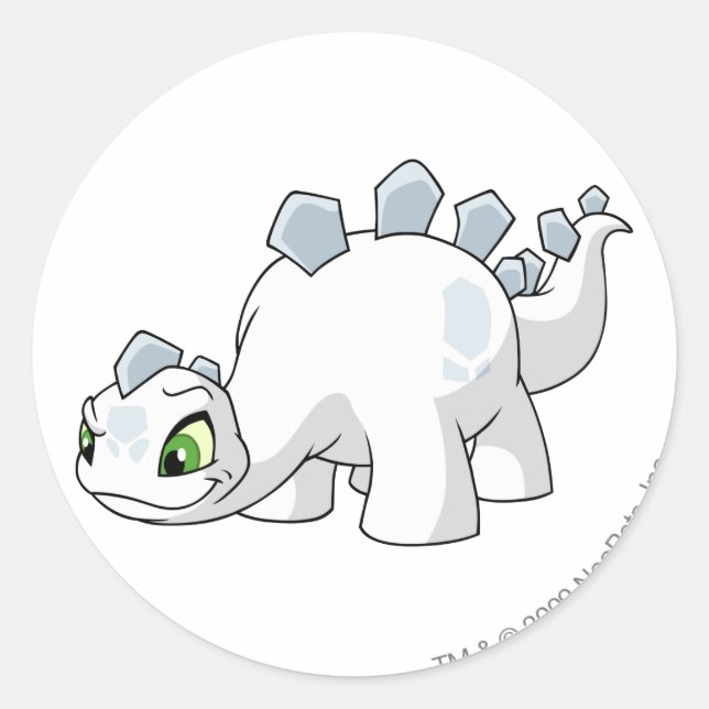 Sticker Rond Chomby White (Devant)