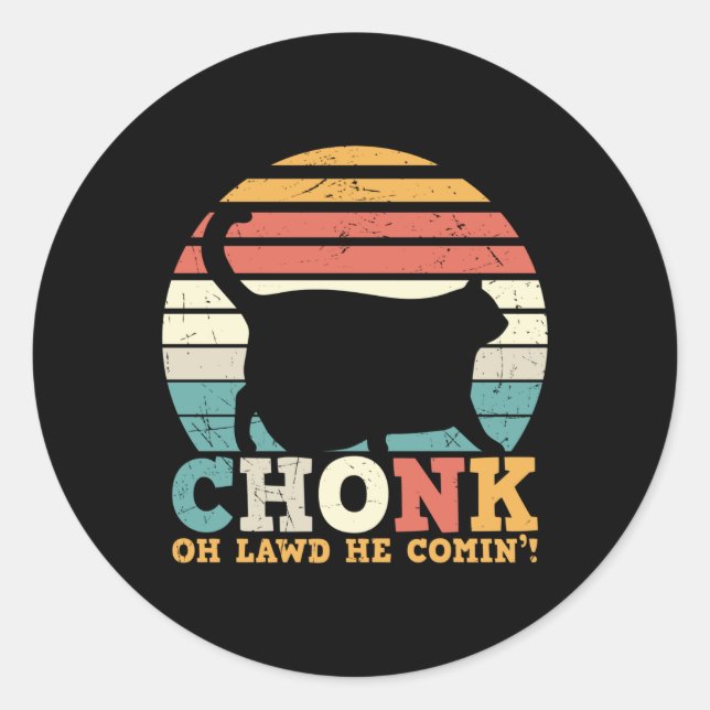 Sticker Rond Chonk (Devant)