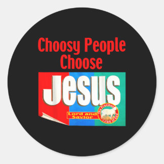 Sticker Rond Choose Jésus