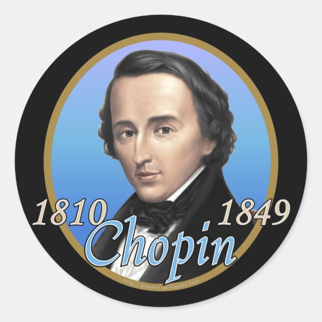 Sticker Rond Chopin (Devant)