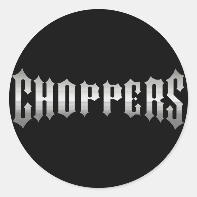 STICKER ROND CHOPPER (Devant)