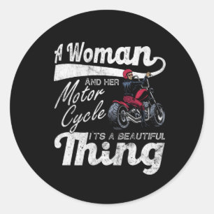 Sticker Rond Chopper moto