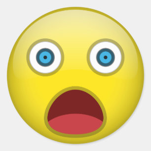 Sticker Rond Choqué