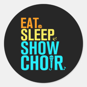 Sticker Rond Chorale du spectacle du sommeil