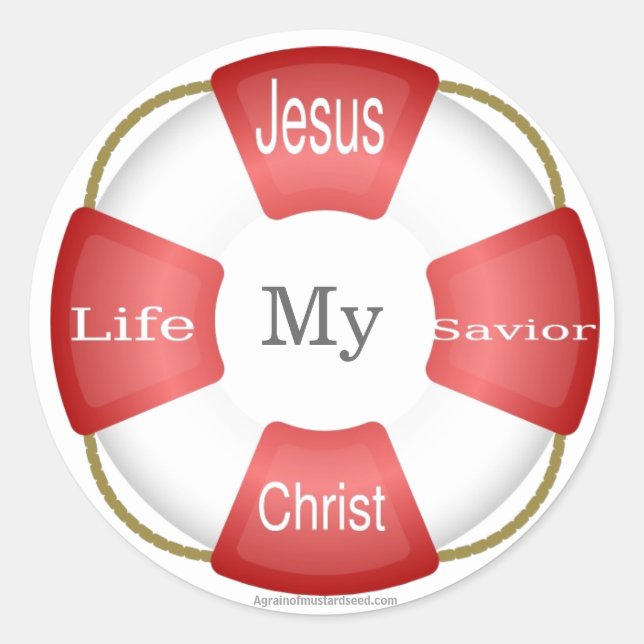 Sticker Rond chrétien (Devant)