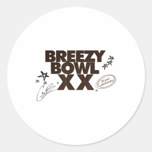 Sticker Rond Chris Breezy Xx 2025