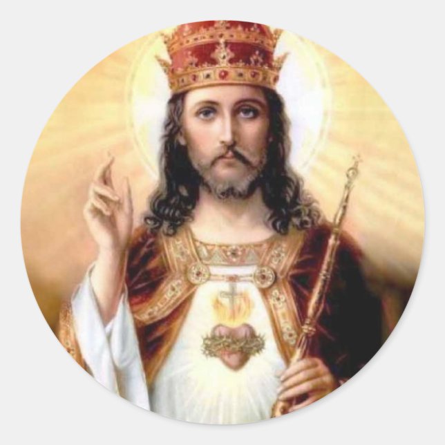 Sticker Rond Christ le Roi (Devant)