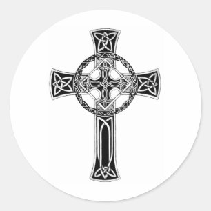 Sticker Rond Christian Cross Produits