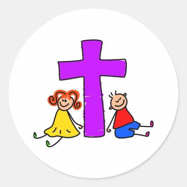 Sticker Rond Christian Kids (Devant)