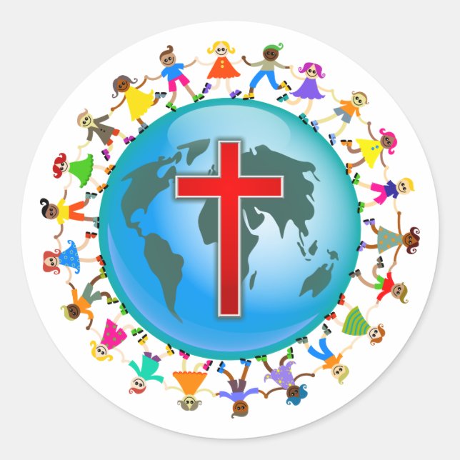 Sticker Rond Christian Kids (Devant)