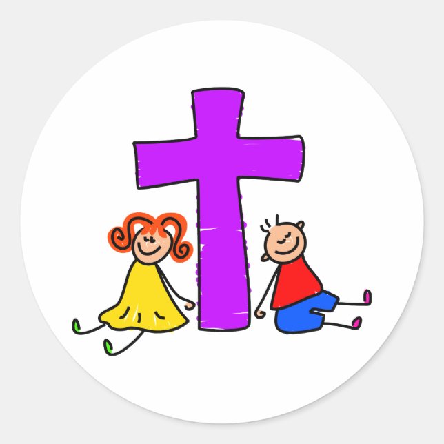 Sticker Rond Christian Kids (Devant)