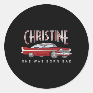 Sticker Rond Christine Car Model Automotive
