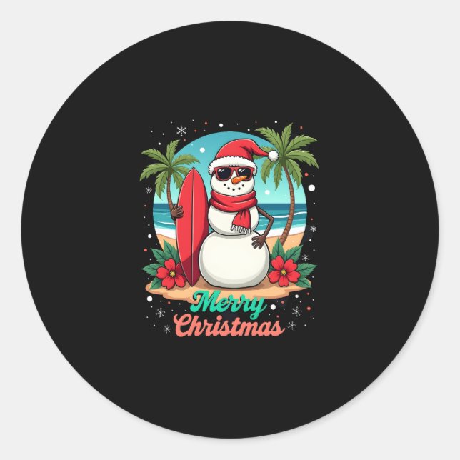 Sticker Rond christmas (3) (Devant)