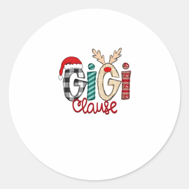 Sticker Rond Christmas ER Nurse Shirt Women Emergency Departmen (Devant)