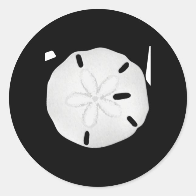 Sticker Rond Christmas Joy Sand Dollar T Shirt  (Devant)