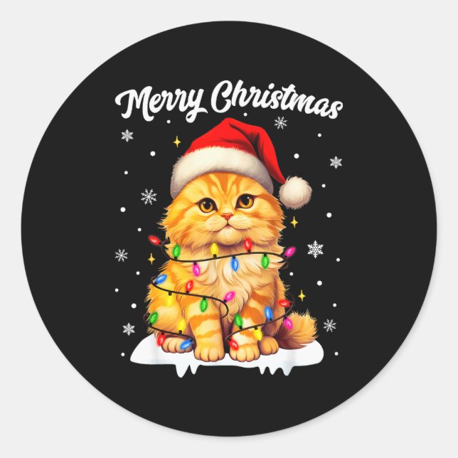 Sticker Rond Christmas Pajamas Men Women Kids Christmas Outfit  (Devant)