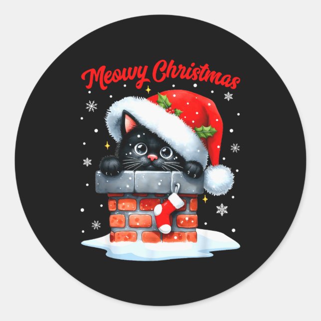 Sticker Rond Christmas Pajamas Men Women Kids Christmas Outfit  (Devant)